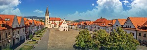 Bardejov, panorama