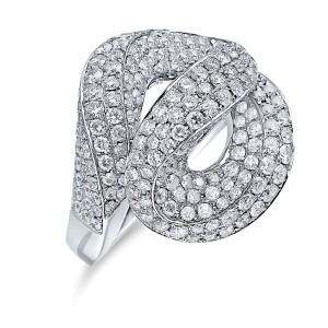 Prsten ALO Nirvana, biele 18kt zlato, 265 diamantov, 20 396 eur, ALO diamonds