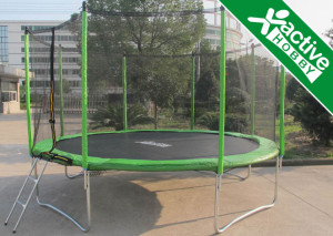zelene trampoliny